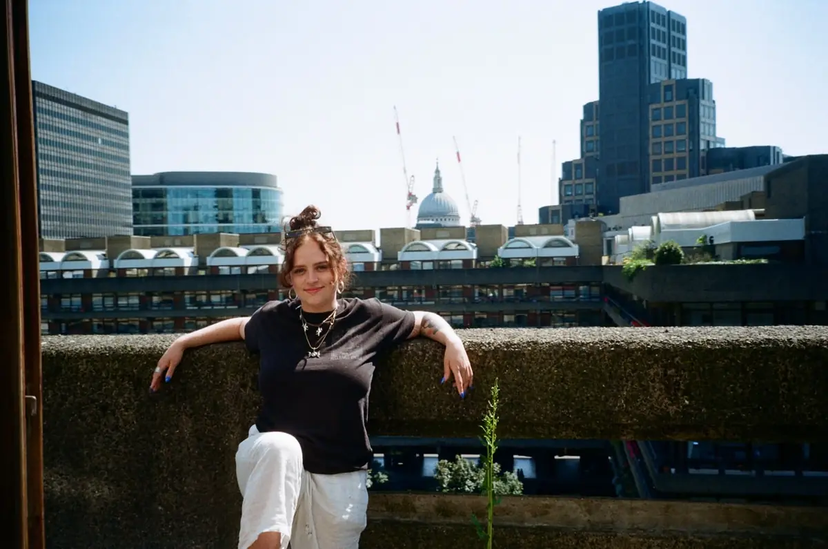 Georgina Lyn on a London rooftop